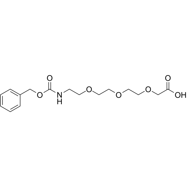 Cbz-NH-PEG3-CH2COOH Chemical Structure Cbz-NH-PEG3-CH2COOH