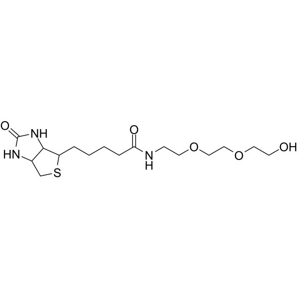 Biotin-PEG3-OH Chemical Structure Biotin-PEG3-OH