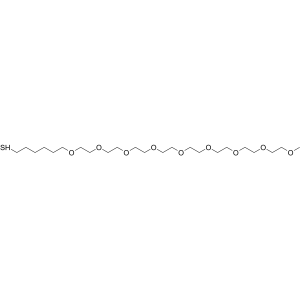 m-PEG9-C4-SH Chemical Structure m-PEG9-C4-SH