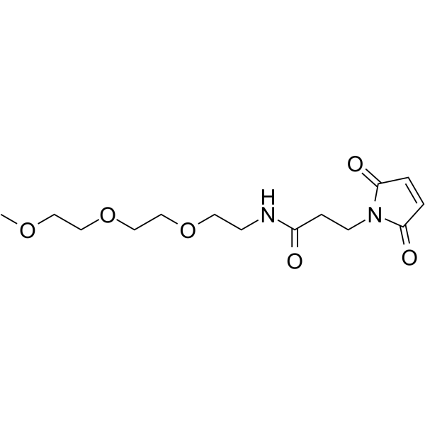 m-PEG3-Mal Chemical Structure m-PEG3-Mal