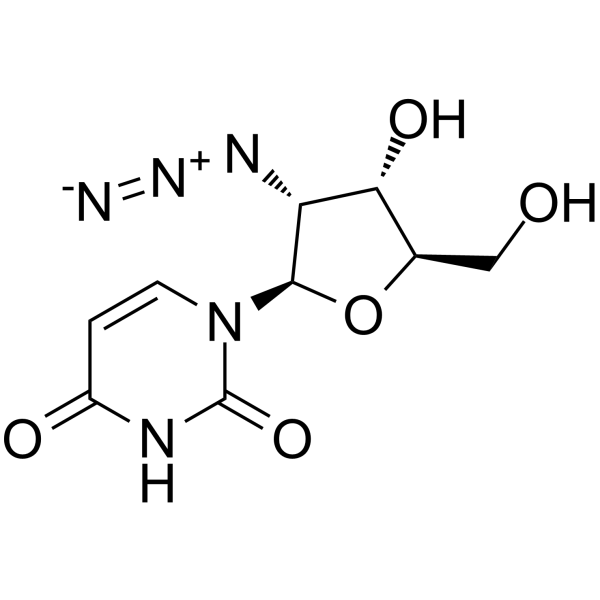 2'-Azido-2'-deoxyuridine Chemical Structure 2