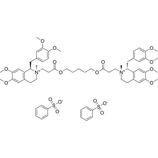 Cisatracurium besylate(Synonyms: 顺苯磺酸阿曲库铵; 51W89)