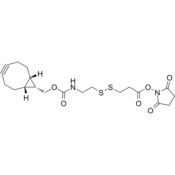 BCN-SS-NHS Chemical Structure BCN-SS-NHS