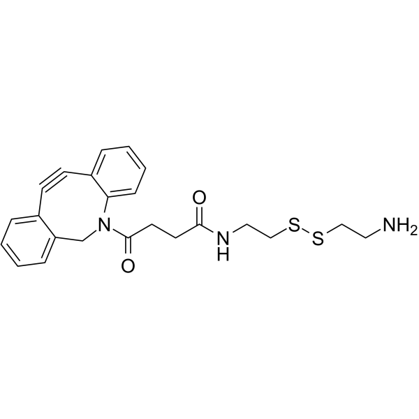 DBCO-SS-amine Chemical Structure DBCO-SS-amine