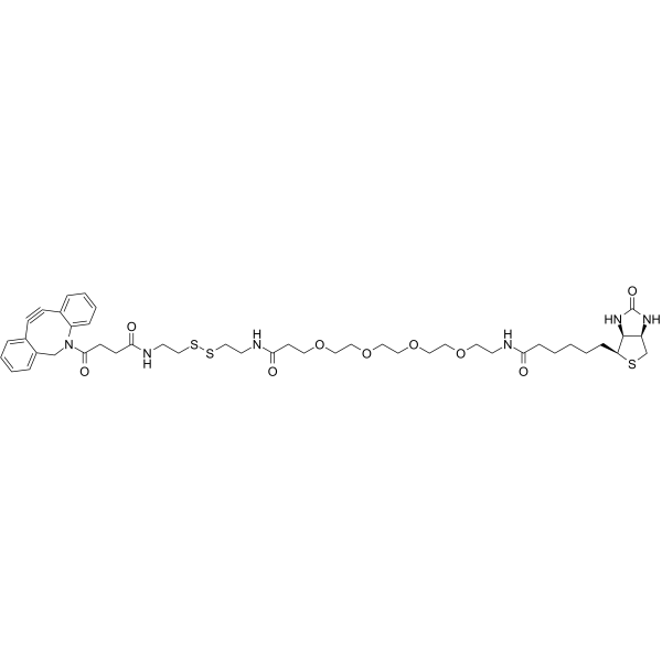 DBCO-SS-PEG4-Biotin Chemical Structure DBCO-SS-PEG4-Biotin