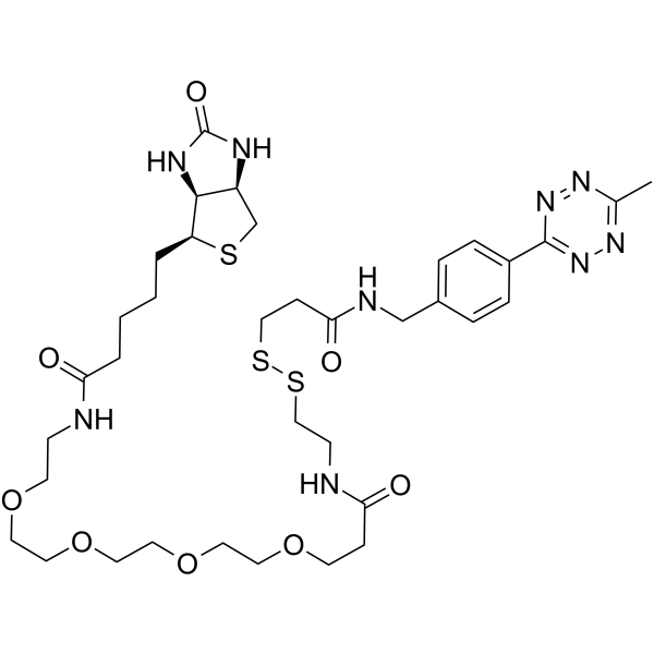 Methyltetrazine-SS-PEG4-Biotin