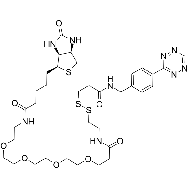 Tetrazine-SS-PEG4-Biotin