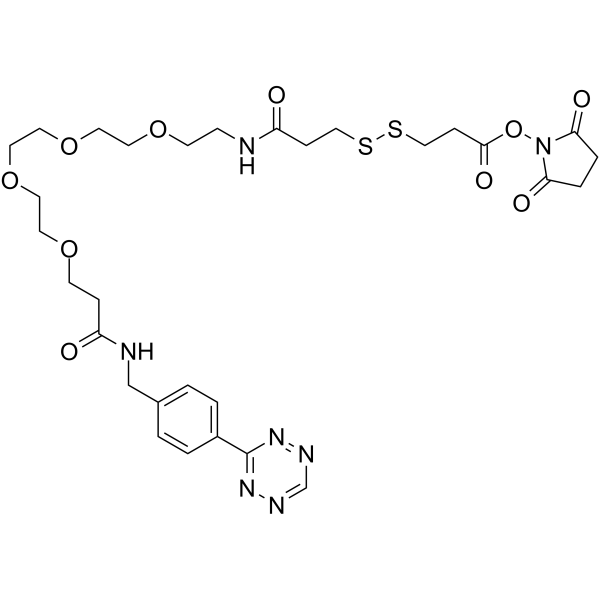 Tetrazine-PEG4-SS-NHS