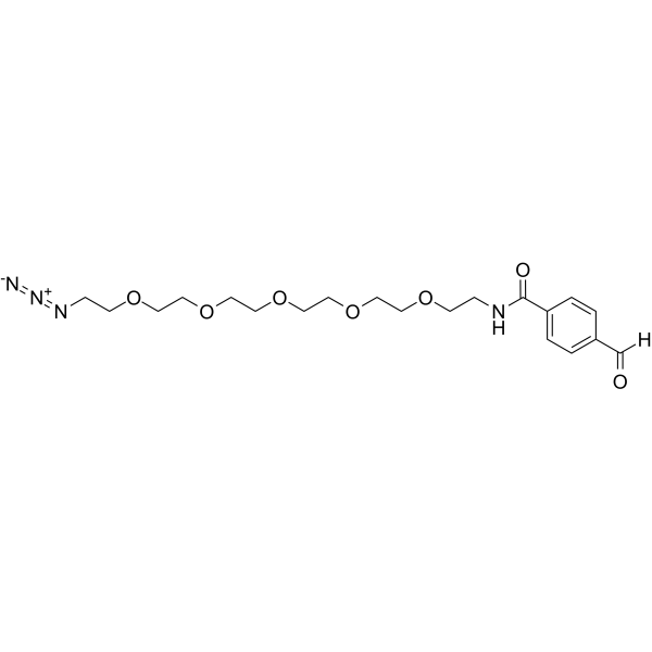 N3-PEG5-aldehyde Chemical Structure N3-PEG5-aldehyde