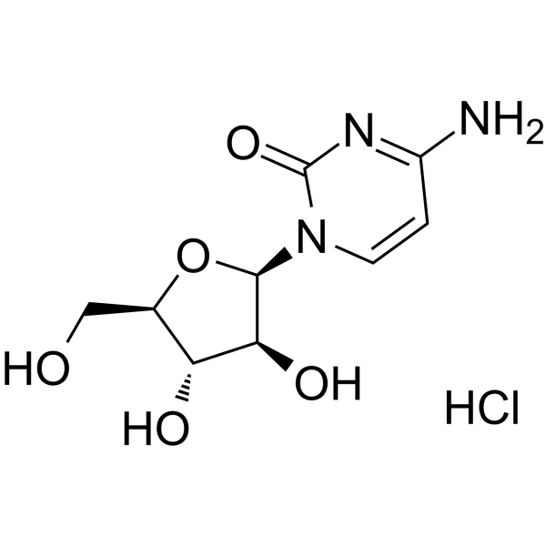 Cytarabine hydrochloride(Synonyms: Cytosine β-D-arabinofuranoside hydrochloride;  Cytosine Arabinoside hydrochloride;  Ara-C hydrochloride)