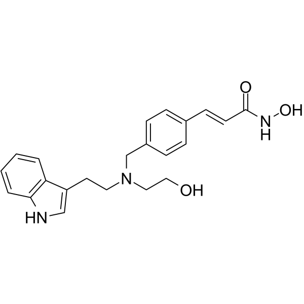 Dacinostat Chemical Structure Dacinostat(Synonyms: NVP-LAQ824; LAQ824)