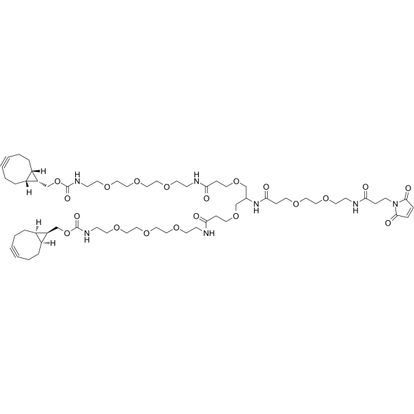 Mal-PEG2-bis-PEG3-BCN