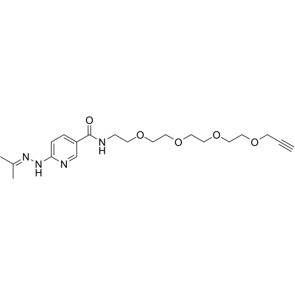 HyNic-PEG4-alkyne Chemical Structure HyNic-PEG4-alkyne