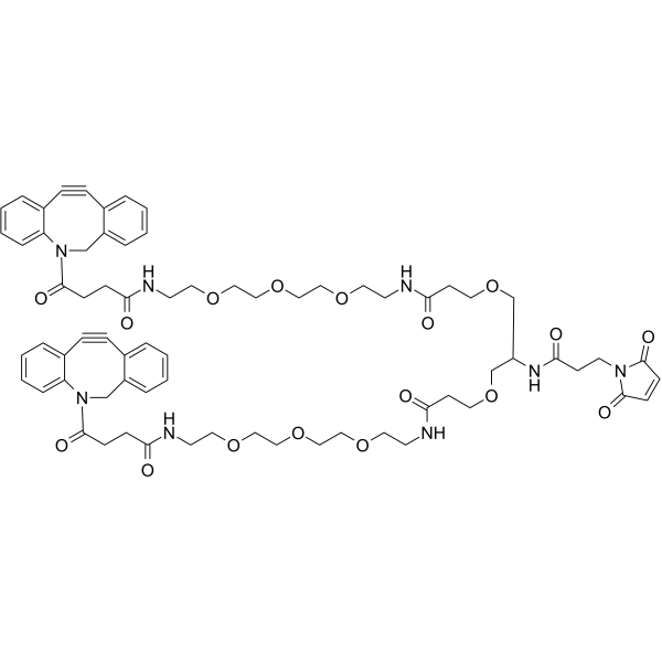 Mal-bis-PEG3-DBCO