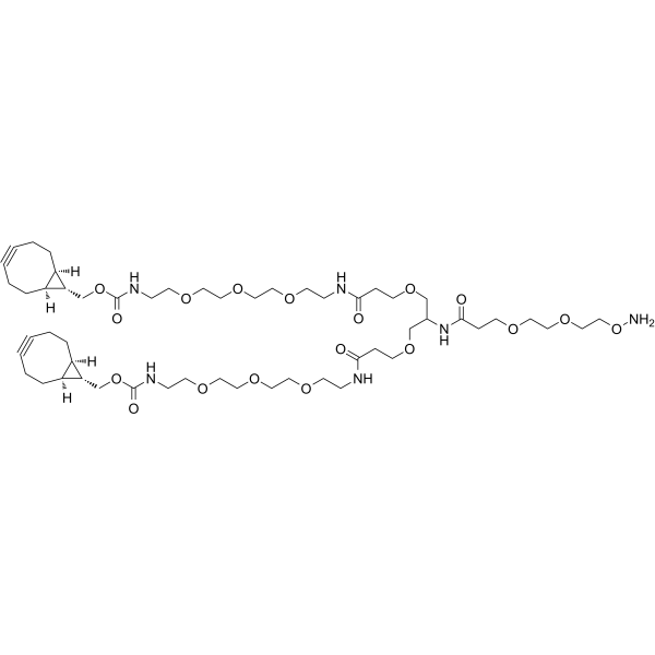 Aminooxy-PEG2-bis-PEG3-BCN