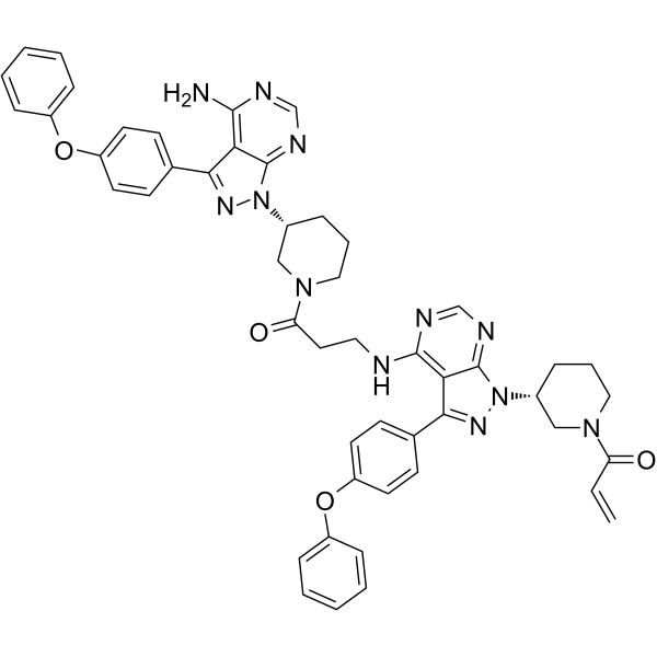 Ibrutinib dimer Chemical Structure Ibrutinib dimer(Synonyms: 依鲁替尼二聚体)