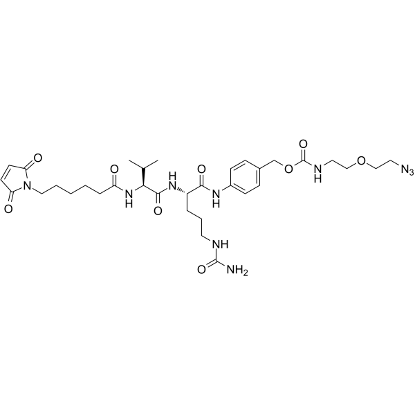 MC-VC-PAB-Azide Chemical Structure MC-VC-PAB-Azide