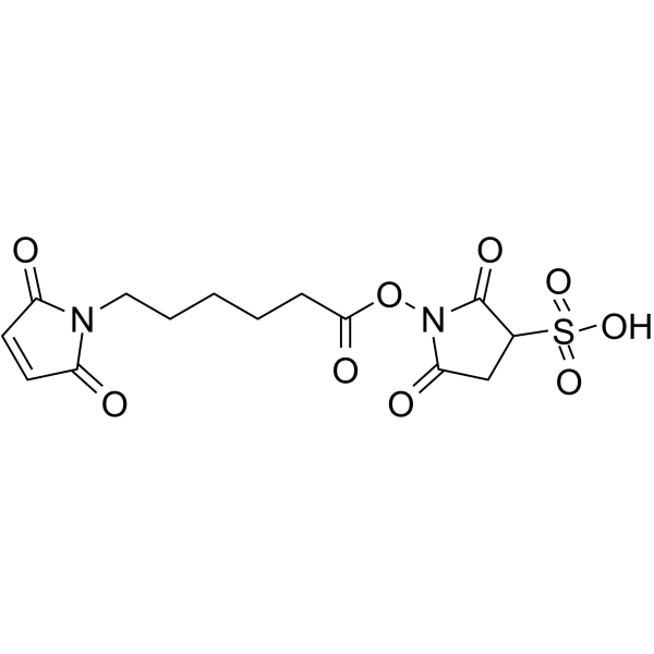 6-Maleimidocaproic acid sulfo-NHS Chemical Structure 6-Maleimidocaproic acid sulfo-NHS