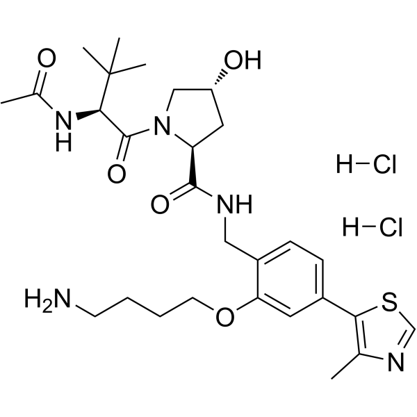 (S,R,S)-AHPC-phenol-C4-NH2 dihydrochloride(Synonyms: VH032-phenol-C4-NH2 dihydrochloride)