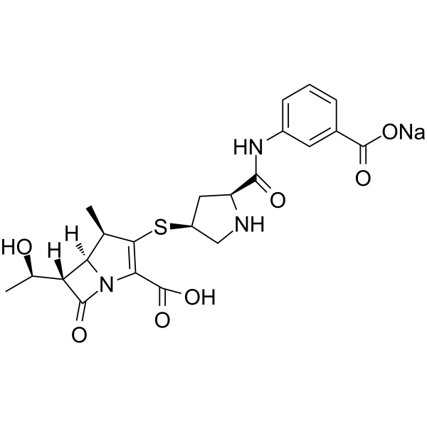 Ertapenem sodium(Synonyms: 厄他培南钠; L-749345;  MK-826)