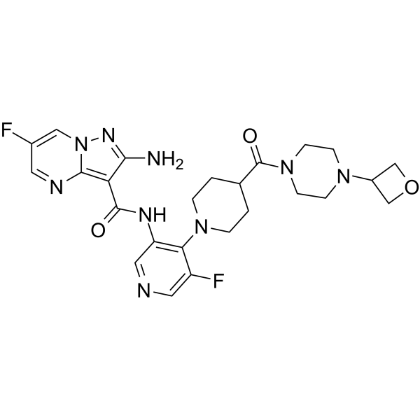 Gartisertib(Synonyms: VX-803;  M4344;  ATR inhibitor 2)