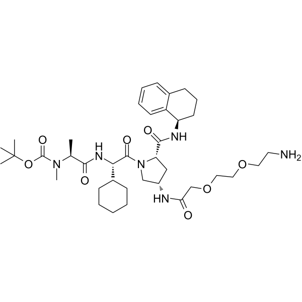 A 410099.1 amide-PEG2-amine-Boc Chemical Structure A 410099.1 amide-PEG2-amine-Boc