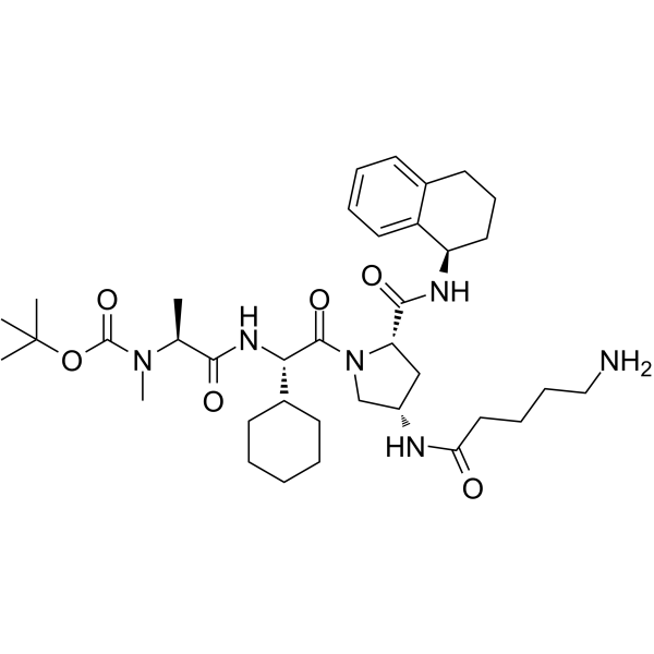Boc-A 410099.1 amide-alkylC4-amine Chemical Structure Boc-A 410099.1 amide-alkylC4-amine