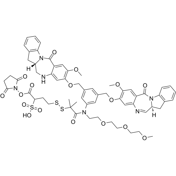 Sulfo-SPDB-DGN462 Chemical Structure Sulfo-SPDB-DGN462