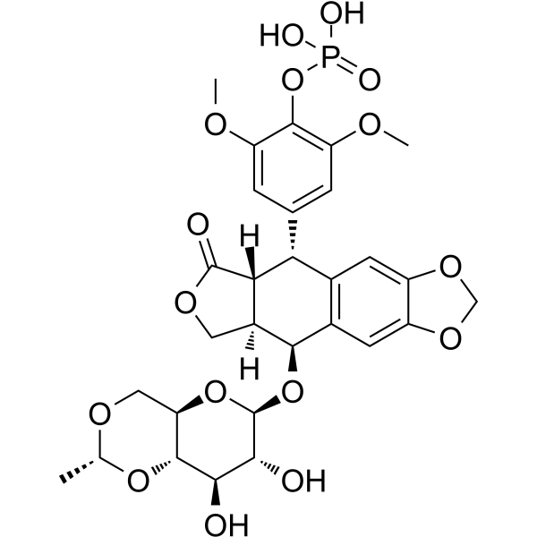 Etoposide phosphate(Synonyms: 磷酸依托泊苷; BMY-40481)