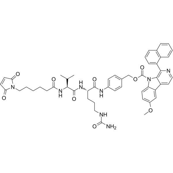 MC-VC-PABC-SP 141 Chemical Structure MC-VC-PABC-SP 141