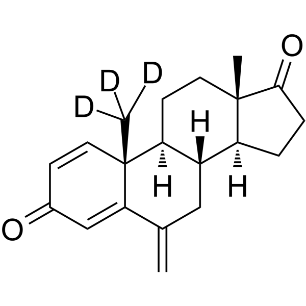 Exemestane-d3 Chemical Structure Exemestane-d3(Synonyms: FCE 24304-d3; EXE-d3)