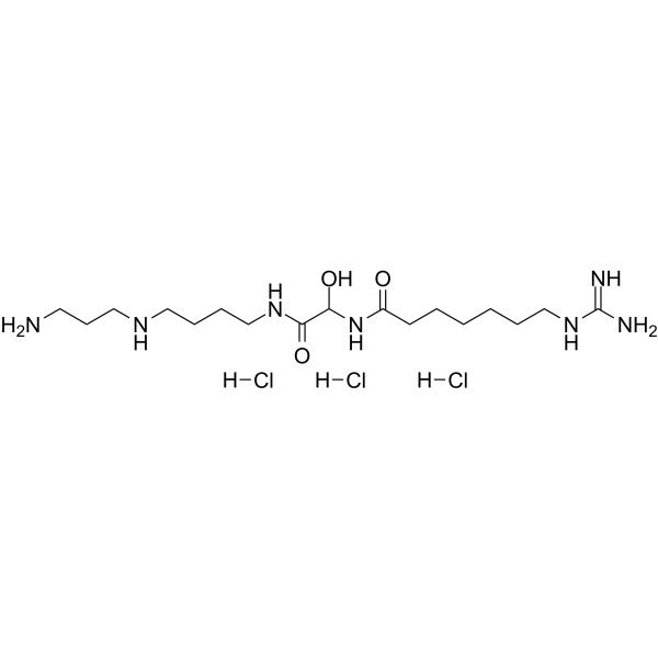 Gusperimus trihydrochloride(Synonyms: Spanidin;  NKT-01;  BMS181173)