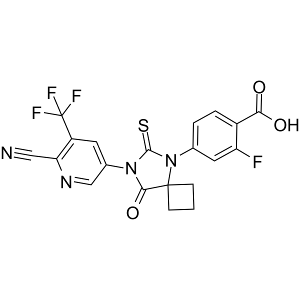 Apalutamide-COOH Chemical Structure Apalutamide-COOH