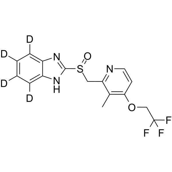 Lansoprazole-d4 Chemical Structure Lansoprazole-d4(Synonyms: AG-1749-d4)