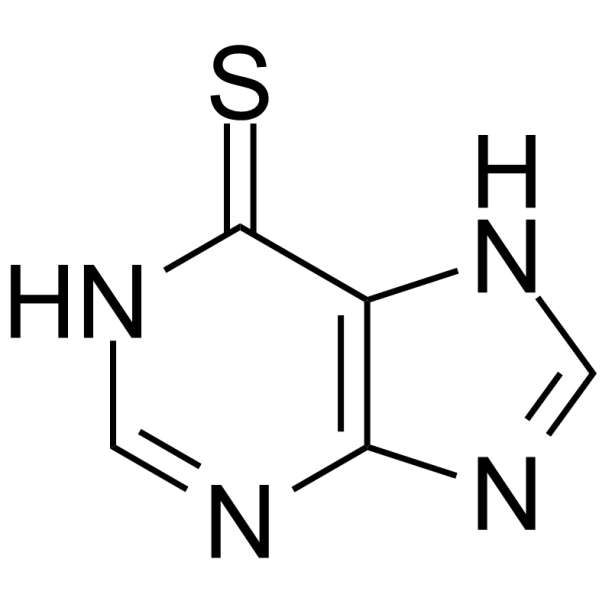 6-Mercaptopurine(Synonyms: 6-巯基嘌呤; Mercaptopurine;  6-MP)