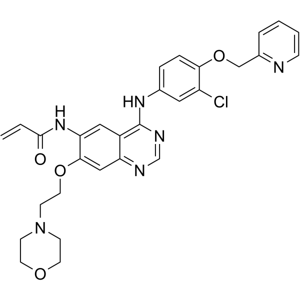 Tuxobertinib Chemical Structure Tuxobertinib(Synonyms: BDTX-189)