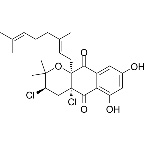 Napyradiomycin A1 Chemical Structure Napyradiomycin A1
