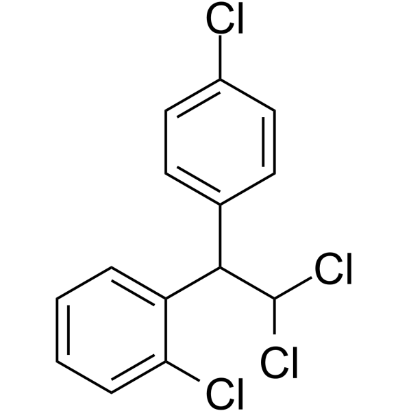 Mitotane Chemical Structure Mitotane(Synonyms: 米托坦; 2,4′-DDD; o,p