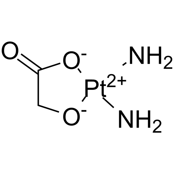 Nedaplatin Chemical Structure Nedaplatin(Synonyms: NSC 375101D)