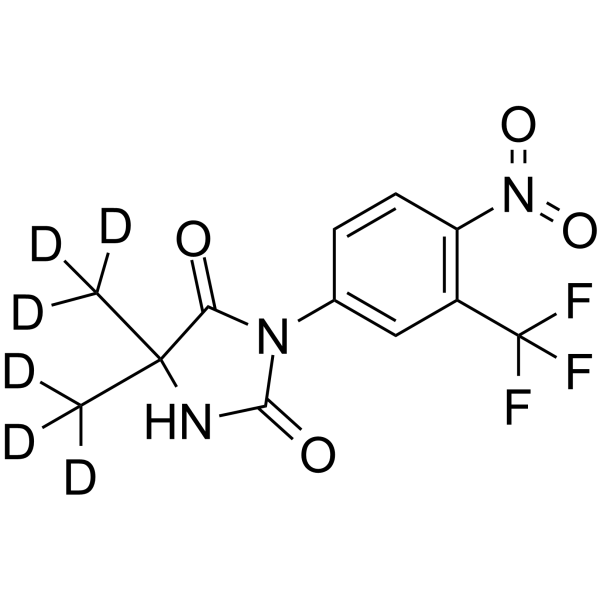 Nilutamide-d6 Chemical Structure Nilutamide-d6