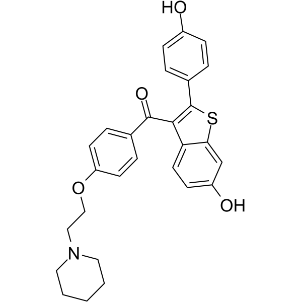 Raloxifene(Synonyms: Keoxifene; LY156758 free base;  LY139481)