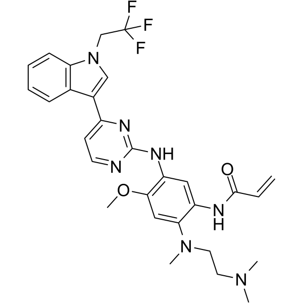 Befotertinib Chemical Structure Befotertinib(Synonyms: D-0316)