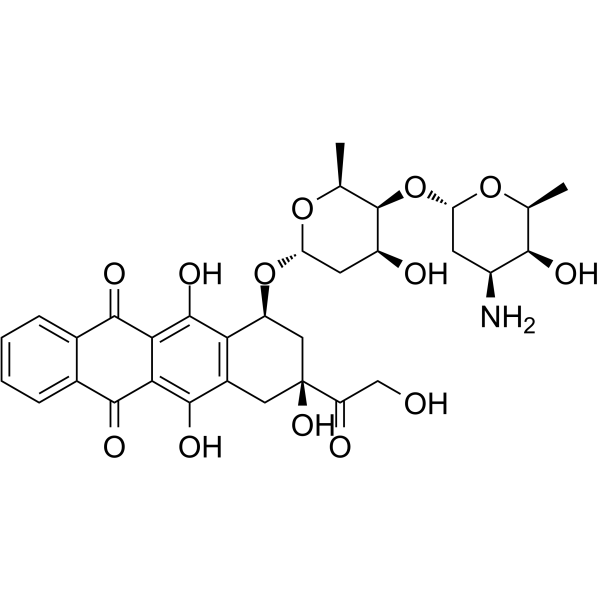 Sabarubicin Chemical Structure Sabarubicin(Synonyms: MEN 10755)
