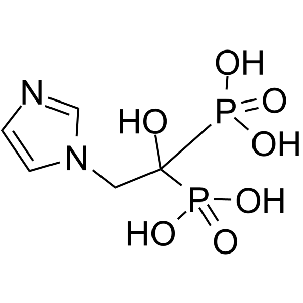 Zoledronic Acid(Synonyms: 唑来膦酸; Zoledronate;  CGP 42446;  CGP42446A;  ZOL 446)