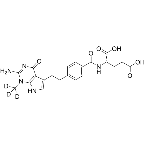 N-Methyl Pemetrexed-d3 Chemical Structure N-Methyl Pemetrexed-d3