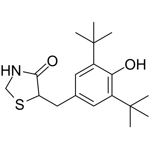 Tazofelone Chemical Structure Tazofelone(Synonyms: LY 213829)