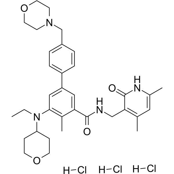 Tazemetostat trihydrochloride(Synonyms: EPZ-6438 trihydrochloride; E-7438 trihydrochloride)