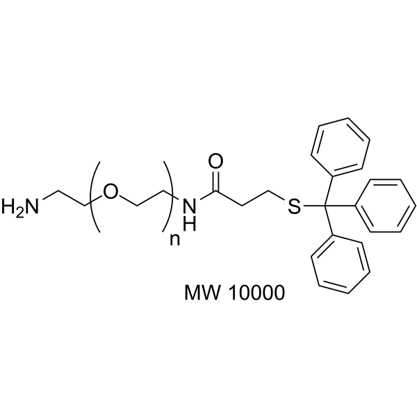 NH2-PEG-Strt (MW 10000) Chemical Structure NH2-PEG-Strt (MW 10000)