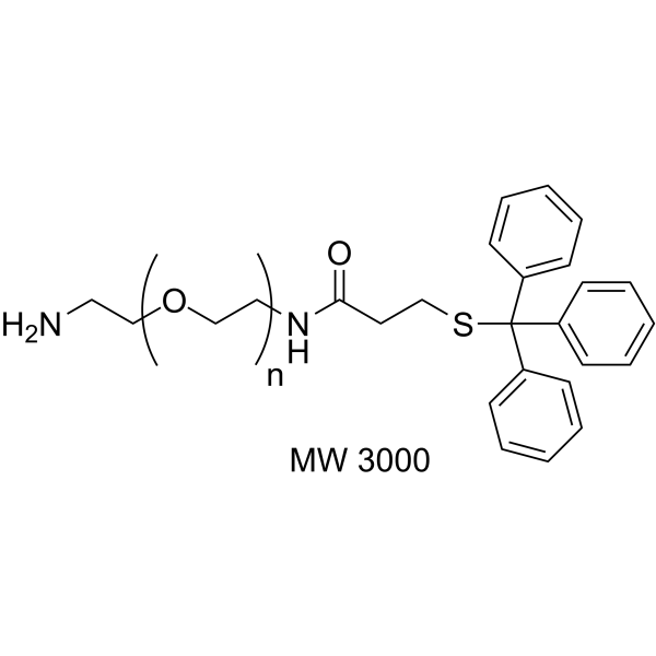 NH2-PEG-Strt (MW 3000) Chemical Structure NH2-PEG-Strt (MW 3000)
