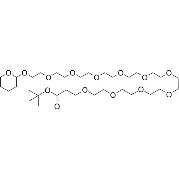 THP-PEG10-C2-Boc